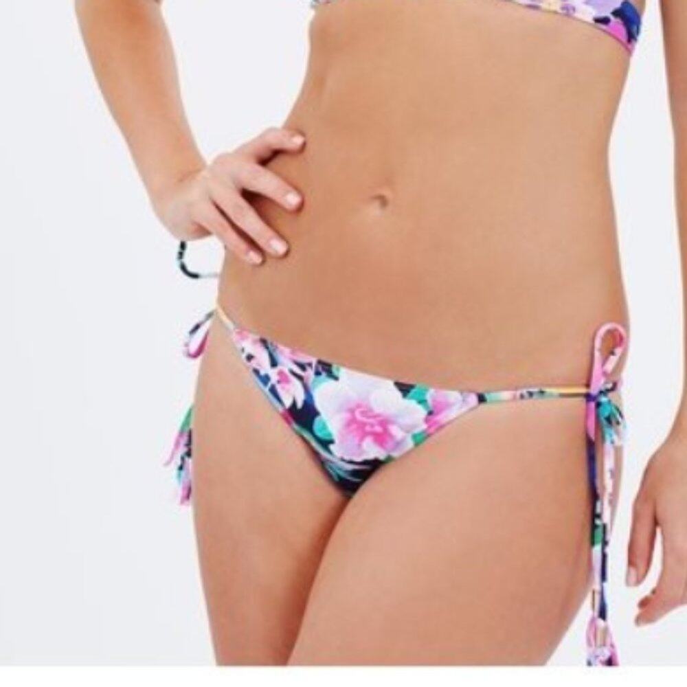 Kopper and Zinc Bird of Paradise Bikini Bottoms, Size Large